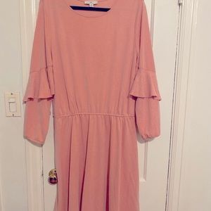 Babydoll Pink Halogen Dress